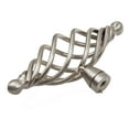 thumbnail image 2 of GlideRite 3-7/8 in. Classic Oval Twisted Birdcage Cabinet Knobs, Satin Nickel, Pack of 5, 2 of 5