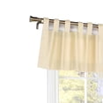 thumbnail image 2 of Commonwealth Thermalogic Weathermate Solid Tab Valance in Natural, 2 of 3