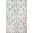thumbnail image 1 of Bashian R129-IVGY-6X9-HG366 Bashian Greenwich Collection Floral Contemporary Wool & Viscose Hand Tufted Area Rug, Ivory & Grey - 5 ft. 6 in. x 8 ft. 6 in., 1 of 1