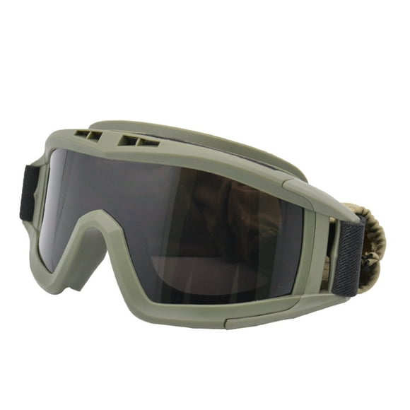 Chainplus Airsoft Goggles, Tactical Safety Goggles Anti Fog Military Glasses with 3 Interchangeable Lens for Paintball Riding Shooting Hunting Cycling