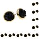 thumbnail image 1 of Qarigey Pendientes de tuerca, joyería elegante, accesorio de moda, pendientes pequeños y brillantes con estilo, adorno de vestir femenino tipo 12 10piezas, 1 of 6