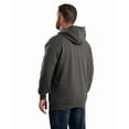 thumbnail image 2 of Berne Men's Heritage Thermal-Lined Full-Zip Hooded Sweatshirt, 2X-Large Regular, Charcoal, 2 of 3