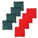 thumbnail image 1 of Juego de 8 bolsas de arena para Cornhole resistentes a la intemperie: 4 bolsas rojas y 4 bolsas verdes de alta calidad., 1 of 3