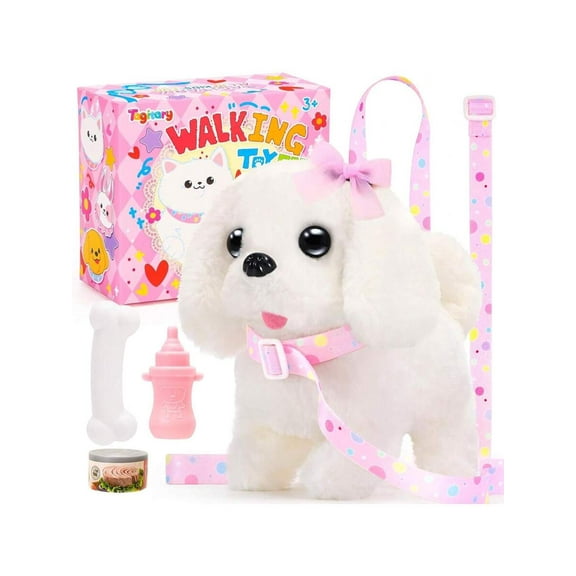 2025 New Electric Pet Plush Dog Toy, Interactive Electronic Puppy That Barks & Walks, Educational Kids Gift for Birthday, Children's Interactive Game Toy