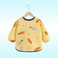 thumbnail image 2 of snilers Long Sleeved Bibs for Baby Girl Reversible Waterproof Bib with Sleeves Fall Winter Clothing Stain Resistance Smock Pullover Tops Size 140, 2 of 4