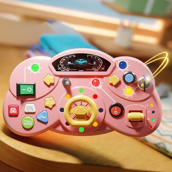 Educational Busy Playset for Early Learning Interactive Switches and Light Circuits to Enhance Fine Motor Skills