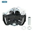 thumbnail image 3 of Uxcell E27 Medium Base Bulb Socket Adapter M10 Thread Lamp Holder 3 Light Socket, 3 of 4