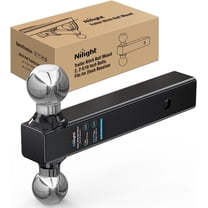 Nilight Trailer Hitch Ball Mount, 2 Inch, 2-5/16 Inch Balls, Fits 2 Inch Square Receiver, 10,000 lbs