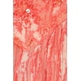 thumbnail image 6 of Sakkas Boho Love Sleeveless Blouse - Coral - One Size, 6 of 6