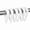 White, variant on Clear Shower Curtain Plastic Shower Curtain Rings, Drop Shaped Shower for Shower Curtain Bathroom Shower Rod - Set of 12