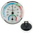 thumbnail image 2 of Thermometer hygrometer thermo analogue humidity room climate control inside, 2 of 15