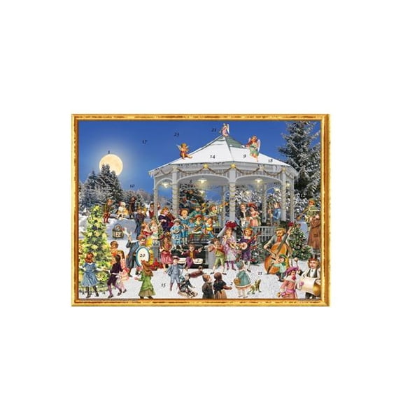 Richard Sellmer ADV70152 10.5 x 14.5 x 0.1 in. Advent Calendar Christmas at the Pavillion