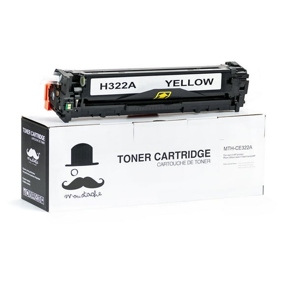 Compatible HP 128A CE322A Yellow Remanufactured Toner Cartridge for HP Color LaserJet CP1525nw CM1415fnw CP1525nw CP1525nw LaserJet Pro CM1410 CM1415 CM1415fn CM1415fnw CP1525 CP1525n CP1525nw