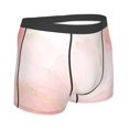 thumbnail image 4 of Uemuo Pink Marble Pattern Men's Boxer Briefs,Trunk Anti-Chafing,Comfortable, Durable, and Stylish Underwear-X-Large, 4 of 9