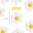 thumbnail image 2 of Balloon Elaliyi Daisy Flower - Lámina de aluminio (10 unidades), color blanco, 2 of 3