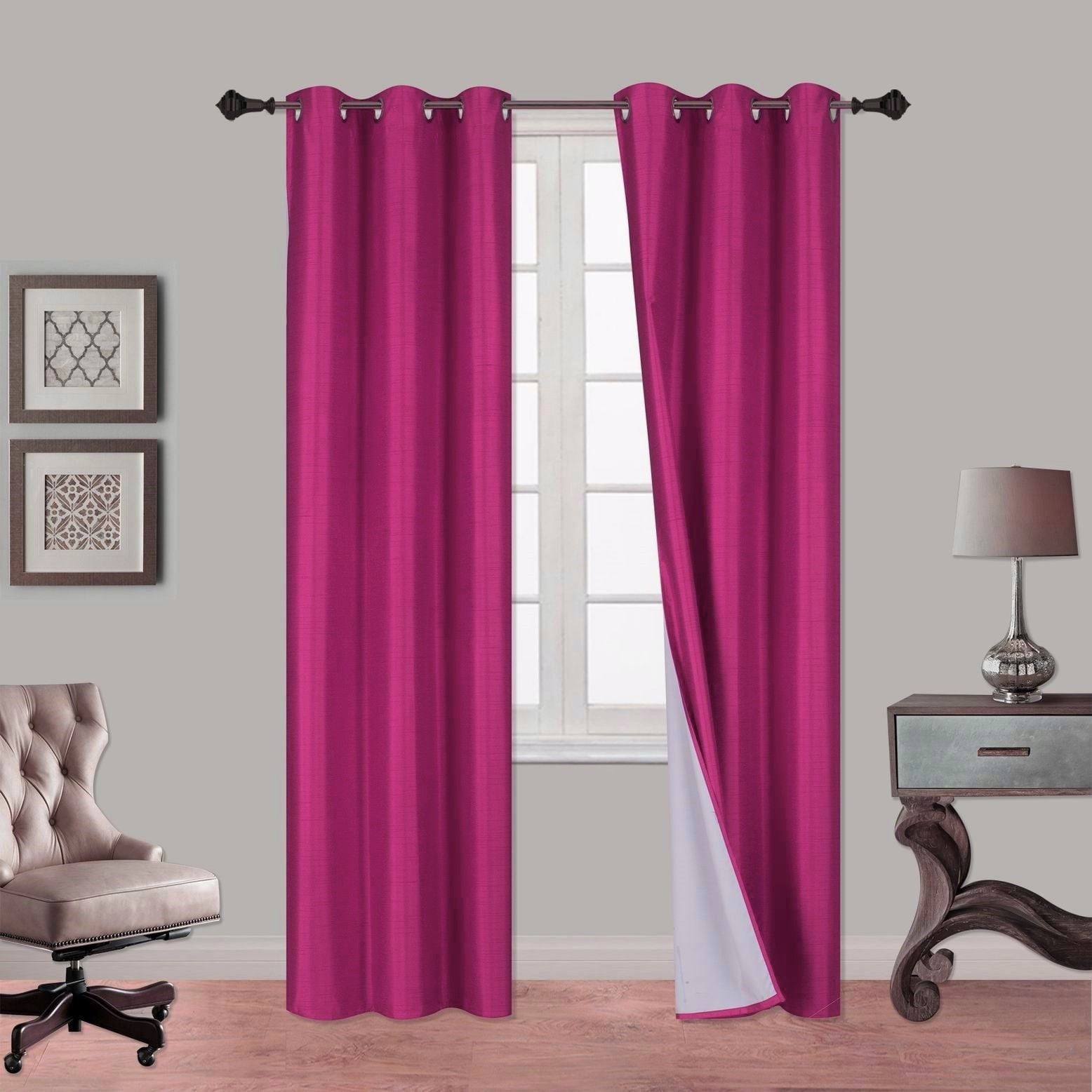 1 Set Eclipse 100% Blackout Window Curtain Panel Lined Insulated Thermal NOA 