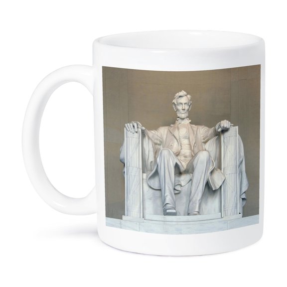 3dRose, Abraham Lincoln Memorial, Washington DC - US09 RKL0011 - Raymond Klass, 15oz Mug