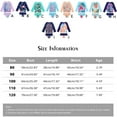thumbnail image 2 of 2-8Y Girls' Printed Long Sleeve Rashguard UPF 50+ Two Piece Swim Set, 2 of 4