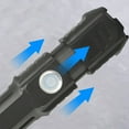 thumbnail image 4 of USB Rechargeable Flashlight Telescopic Zoom Glare Flashlight Telescopic Zooms Light  Usb Charging 18650 Portable Flashlight Torch For Camping  A, 4 of 8