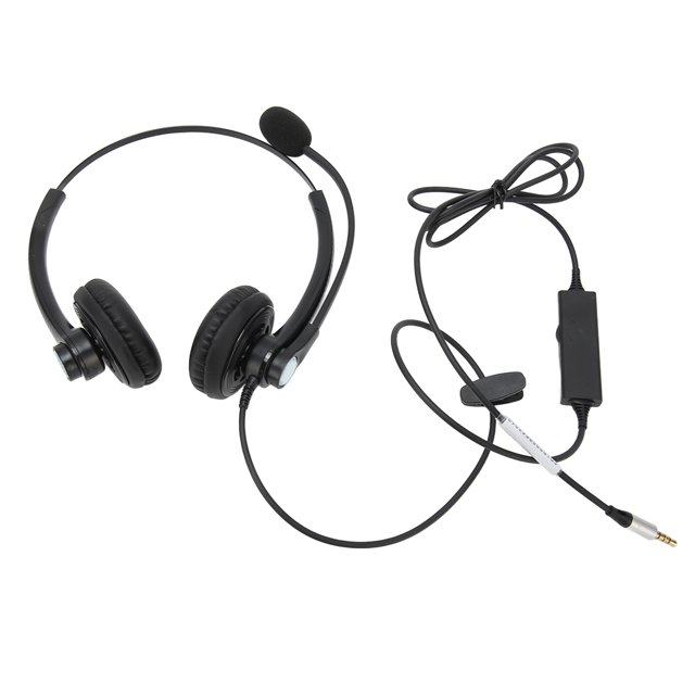 Customer Service Headset,Wired Telephone Headset Noise Office Headphonewith Mic Wired Telephone Headset Solid Performance