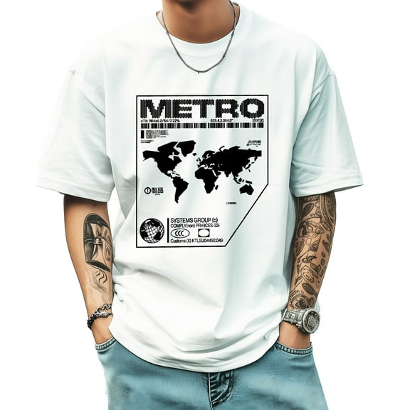 Graphic Tees for Men Summer New Print Casual Tee Fashion Trend Sports Shirt Select