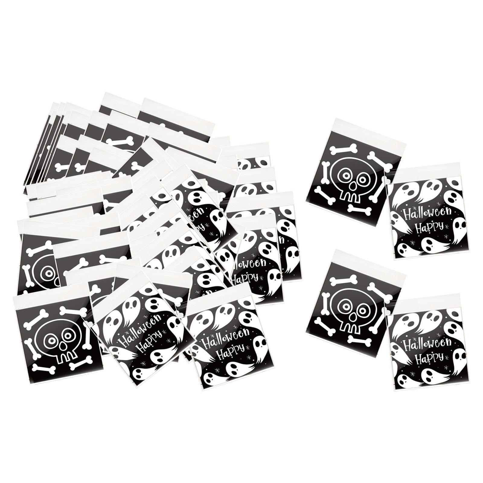 100 Pieces Cookie Bags Self Gift Giving Packaging Treat Bags Wrappers