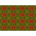 thumbnail image 1 of Ahgly Company Indoor Rectangle Patterned Olive Green Area Rugs, 2' x 3', 1 of 1