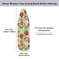thumbnail image 5 of HELLHERO Strawberries Iron Dust Cover Breathable Replacement 3 Fasteners Ironing Board Cover for Home Ironing, 5 of 5