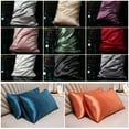thumbnail image 3 of Pillow Case 100% Silk Quality Slip Solid Color Two-Sided Bedroom Decoration, 3 of 6