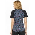 thumbnail image 3 of Cherokee Infinity Women Scrubs Top, V-Neck, CK645, L, Marked Hearts, 3 of 7