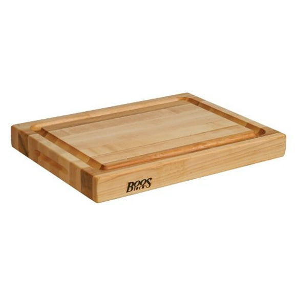 John Boos 20 by 15 by 2.25-Inch Reversible Cutting Board with Groove and Hand Grips