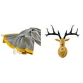 thumbnail image 1 of Manta de punto,Manta de punto decorativa para el hogar,Manta nórdica de estilo rústico,suave y reconfortante,Estatua de cabeza de ciervo,Decoración de pared con cabeza de, 1 of 8
