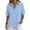 Light Blue, variant on AHTJRT Short Sleeve Golf Shirt for Women Polka Dots Print Collared Summer Pullover Tops Casual Lightweight Cotton Tee Tops Black S