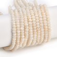 thumbnail image 2 of Natural White Jade Beads Strands PapayaWhip 4~4.5x3mm Hole: 1mm about 112~121pcs/strand 13.54''~13.98''(34.4~35.5cm), 2 of 5