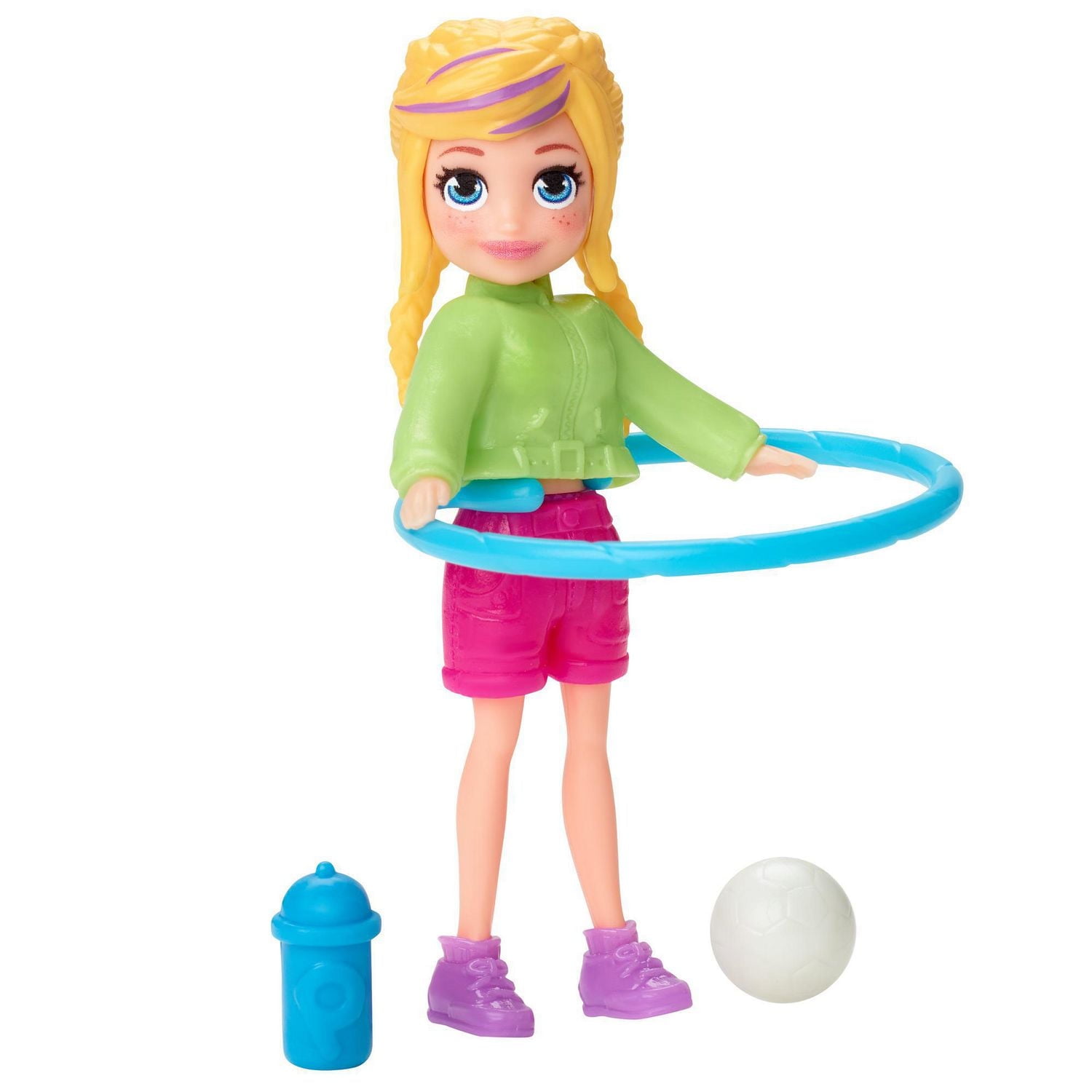 Polly Pocket Servin' Style Fashion Pack Super Sporty with Polly & Lila Dolls and over 35 Fashions & Sporting Accessories