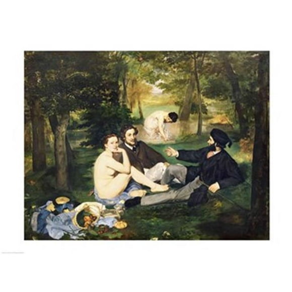 Liebermans BALXIR2310 Dejeuner sur l Herbe 1863 - Affiche de Edouard Manet 24x18