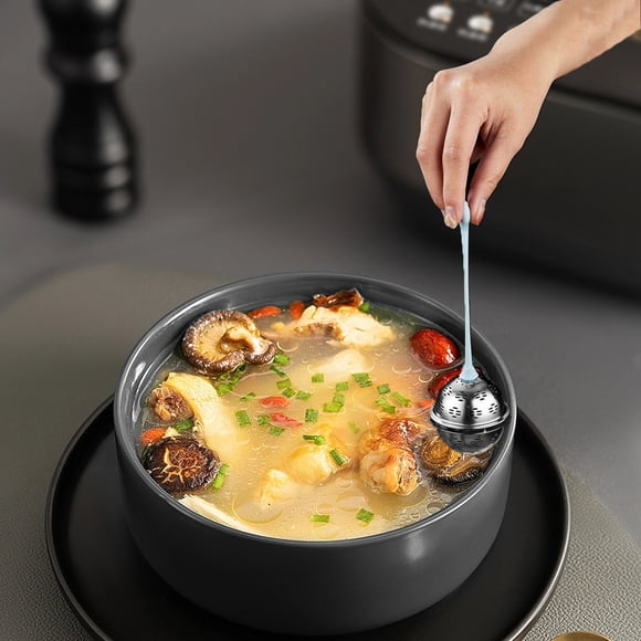 Stainless Steel Seasoning Ball Hot Pot Treasure Home Cooking Meat Marinade Seasoning Ball Stew Meat Material Box Tea Strainer