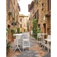 thumbnail image 2 of Compamia Sky Square Folding Bar Table 24 inch White, 2 of 11