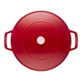 thumbnail image 2 of STAUB Braisières 3,7 L Fonte Ronde Sauté Pan Chistera, Cerise, 2 of 6