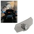 thumbnail image 1 of Motorcycle Windshield Motorcycle Windscreen Acrylic Universal Airflow Adjustable Motorcycle Windscreen Windshield Wind Deflector Black, 1 of 7