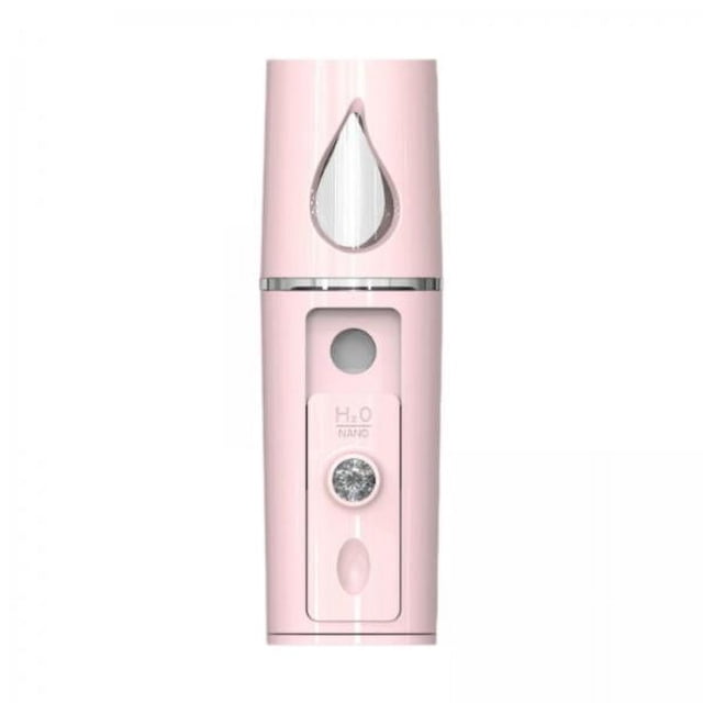 2 Vaporizadores Faciales De Mano, Recargables Por USB Para Extensión De Pestañas, Maquillaje Diario, Rosa Facial