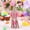 Multicolor-3B-clearacne, variant on WWG 11.4x3.3x3in Easter Bunny Ear Plush Doll Soft Fabric Stuffed Rabbit Figurine for Tabletop Shelf Home Decoration Gift for Children