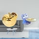 thumbnail image 2 of Escultura De Gato De Frutas, Figura De Resina De Cerámica, Decoración De Colección, Artesanía, Adorno Delicado, Bandeja De Estatua De Escritorio Para Porches, Restaurantes, Oficinas, Mesa, 2 of 8