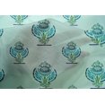 thumbnail image 4 of oneOone Cotton Silk Fabric Floral Block Print Fabric BTY 42 Inch Wide, 4 of 4