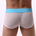 thumbnail image 4 of WAVSUF Summer Boxer Briefs Mens Solid Color Comfort Underpants Ventilation Briefs White Size S, 4 of 8