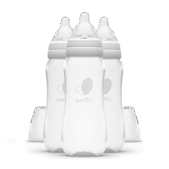Evenflo Feeding Balance Bottles, Standard, 0 Months, Slow Flow, 3 Bottles, 9 oz (270 ml) Each