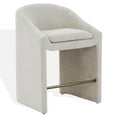 thumbnail image 5 of Safavieh Kagan Wood and Stainless Steel Counterstool in Cream, 5 of 7
