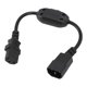 thumbnail image 5 of Interruptor De Cable De Extensión De Alimentación, Cable De Alimentación De Conductividad Estable IEC320 C14 A C13 Carcasa De PVC Macho A Hembra Para Lámparas, 5 of 7