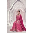 thumbnail image 4 of Pakistani Women's Wear Dress Indian Designer Stitched Salwar Kameez Sharara Suits ( Pink, 3XL - 48 ), 4 of 7