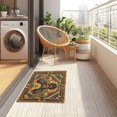 thumbnail image 4 of Yayeee Doormat for Inside 20"x32" Absorbent Low-Profile Washable Non-Slip Rubber Backed Entryway Rug, Retro Abstract Eagle, 4 of 8
